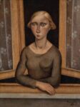 Fernand Wery Giovane donna alla finestra / Young lady at the window, 1922 olio su tavola / oil on panel 83 x 67 cm courtesy: Gallery Ronny & Jessy Van de Velde, Antwerpen © photo: Lieven Herreman