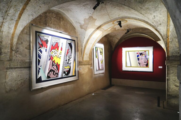 Roy Lichtenstein. Variazioni Pop, installation view at Palazzo Tarasconi, Parma 2023. Photo LaltroSCATTO