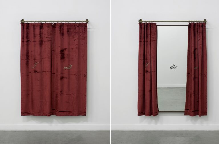 Shilpa Gupta, I Will Die, Credits Elad Sarig, Courtesy Galleria Continua