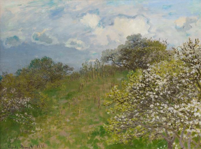 Claude Monet, Primavera, 1875, olio su tela, ©Johannesburg Art Gallery