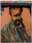 Aldo Mondino, Marchand couleurs, 1993 olio su linoleum e applicazioni di legni e fiale con pigmenti di colore 81x60,5 cm. Foto © Giacomo Santini. Courtesy NP ArtLab e Cuba studio