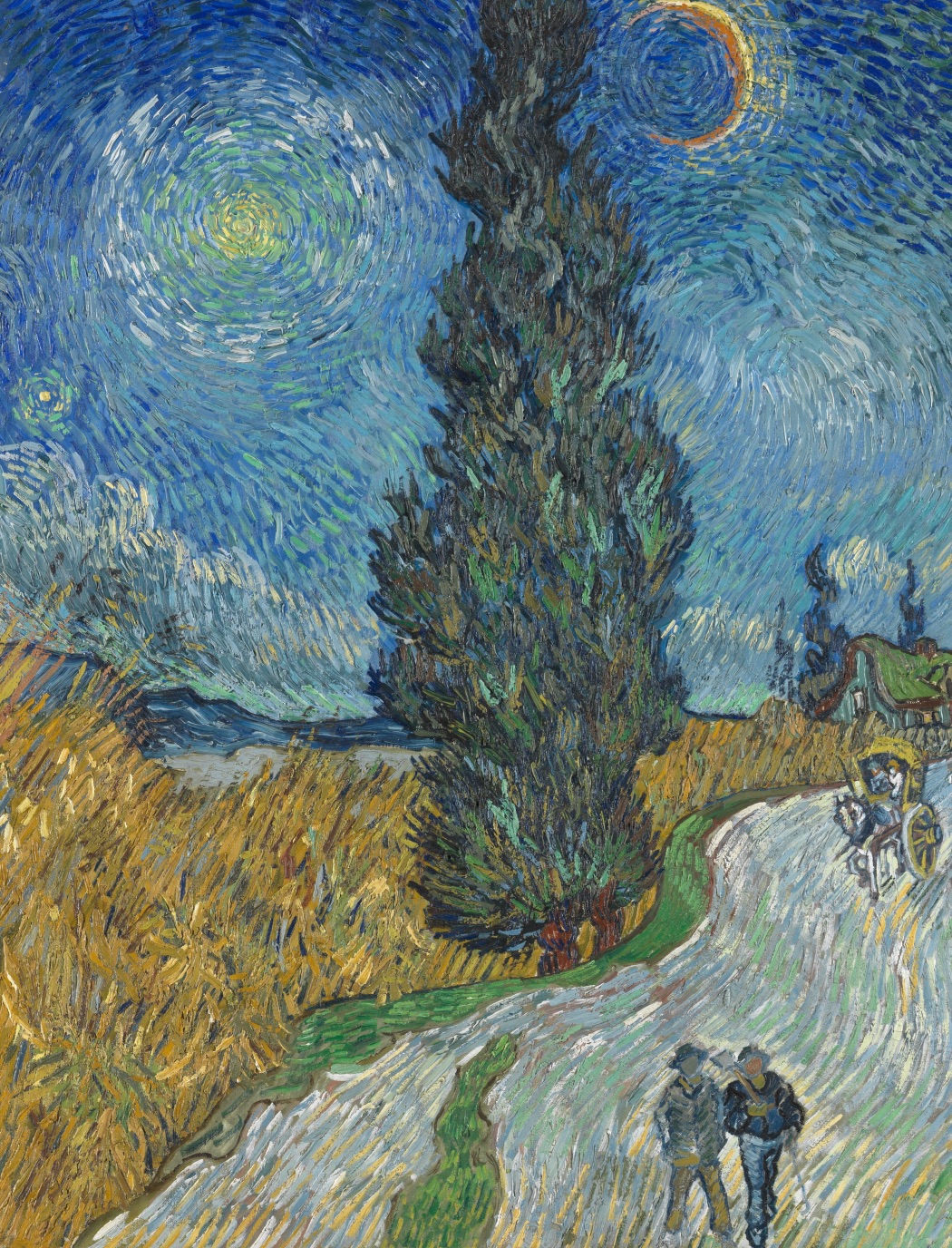 Dipinti Paesaggio Quadri Olio su Tela Dipinti a Mano - Van Gogh - Dipinti  Personalizzati di grandi dimensioni - Cafe Terrace Ad Arles Di Notte