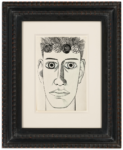 Lucian Freud, A Man (Self portrait). Courtesy: Christie’s Images Ltd.