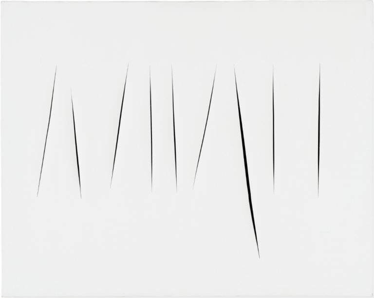 Lucio Fontana, Concetto spaziale, Attese. Courtesy: Christie’s Images Ltd.