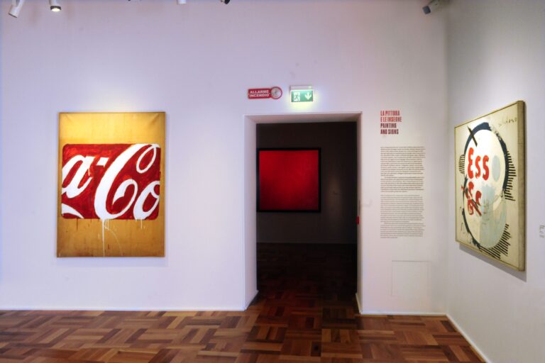 Mario Schifano. Il nuovo immaginario, 1960-1990, installation view at Gallerie d'Italia, Napoli, 2023. Photo Roberto Serra