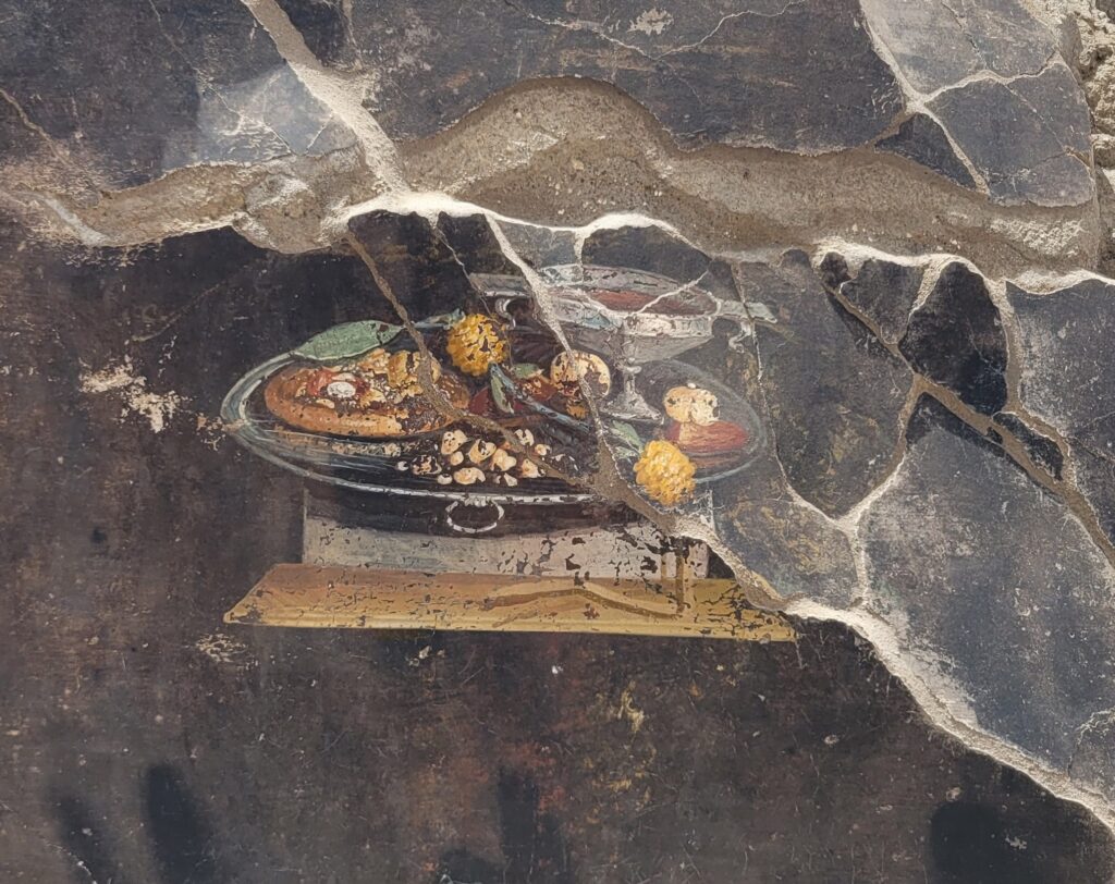 Pompei continua a stupire: scoperto un nuovo affresco che ritrae una pizza