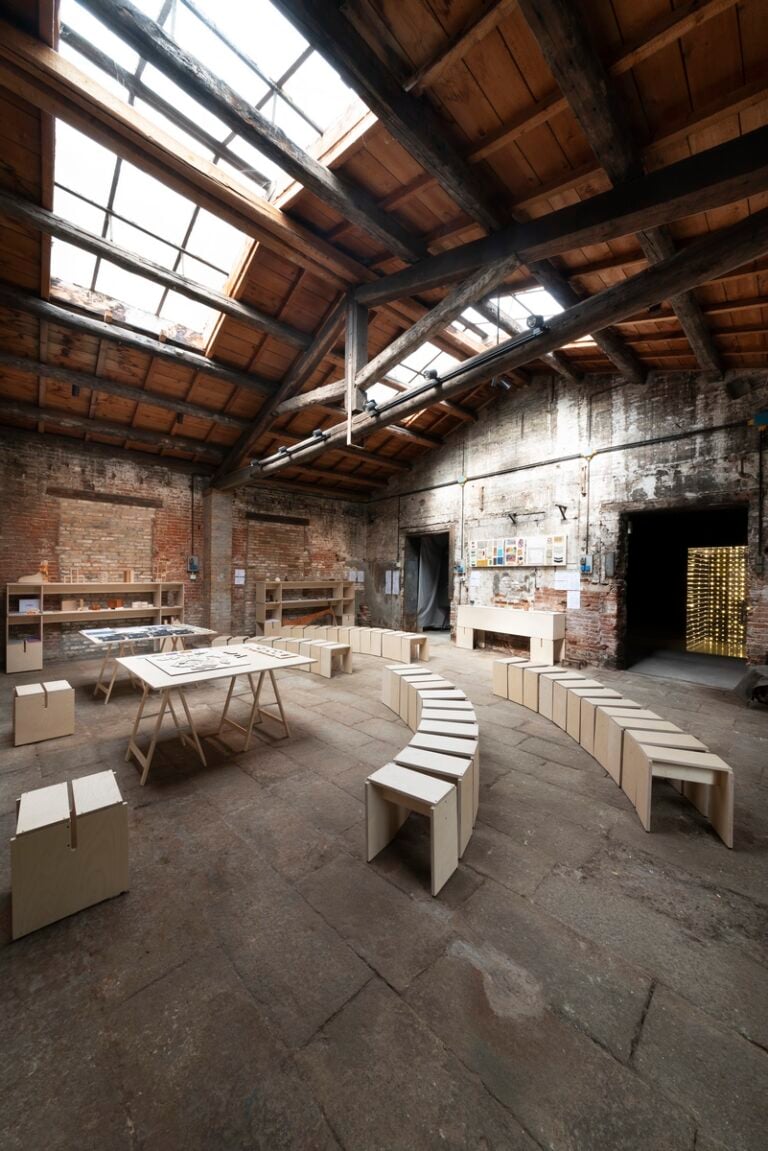 The Hospitality Lab, installation view at Padiglione San Marino, Biennale Architettura, Venezia, 2023. Photo Silvio Salvador