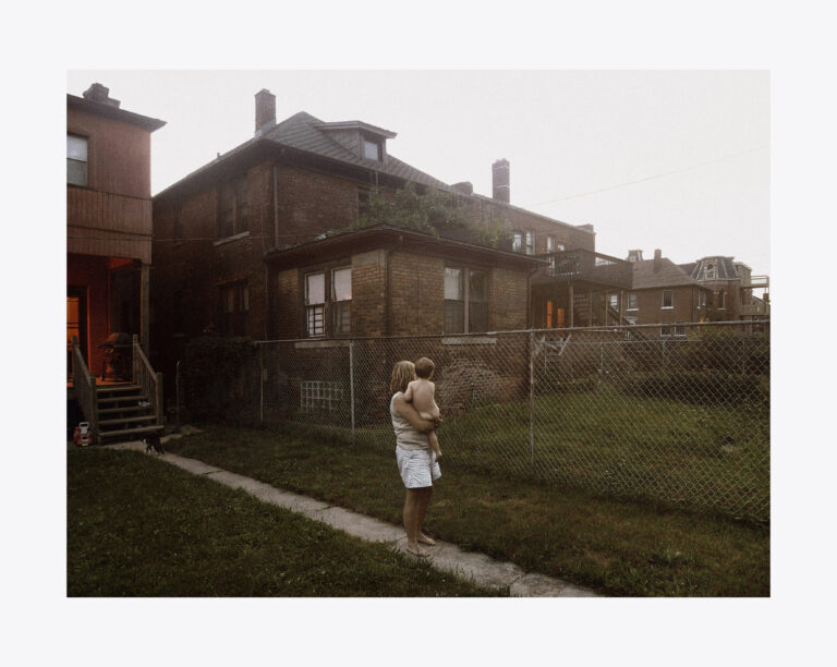 Luca Santese, Detroit, Mary, a single mother, with her son, 2009