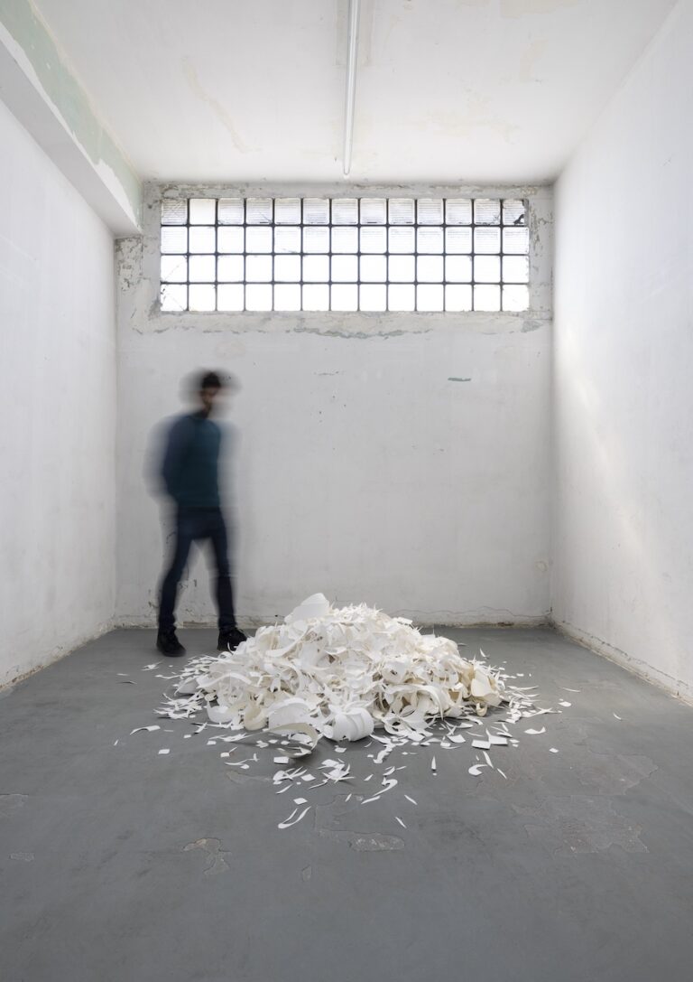 Aziz Hazara, Condamnation, installation view at Fondazione ICA, Milano, 2023. Courtesy of the artist and Fondazione ICA. Photo Andrea Rossetti