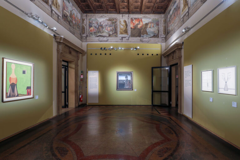 Lucio Saffaro, Journey into the Unknown.  Lucio Saffaro between art and science, Palazzo Fava.  Palazzo delle Esposizioni, Bologna, 2023. Photo by Elettra Bastoni