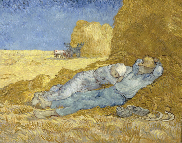 Vincent van Gogh, La siesta. Parigi, Musée d'Orsay