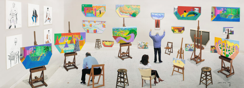 Phillips celebra David Hockney con un’asta annuale