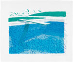 David Hockney Lithographic Water Made of Lines, Crayon, and Two Blue Washes, 1978-80 Estimate: £80,000 – 120,000