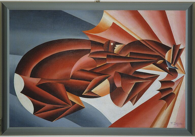 Fortunato Depero, Nitrito in velocità-Museo Novecento di Firenze