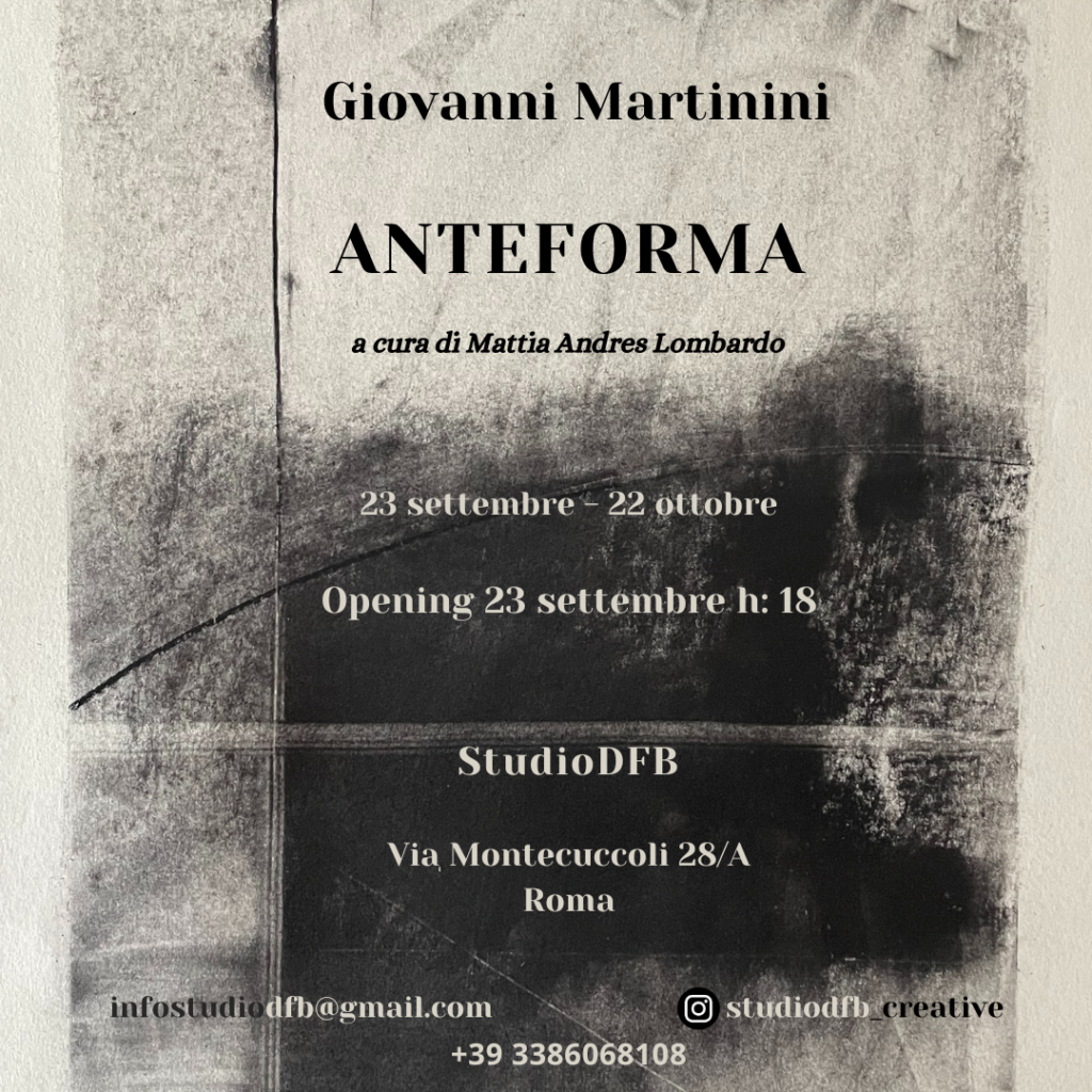 Giovanni Martinini – Anteforma