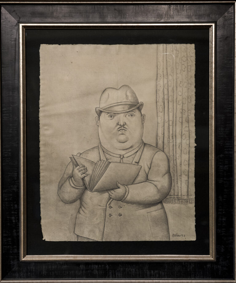 Botero, disegno a matita