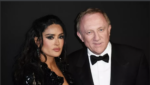 Francois-Henri Pinault con la moglie Salma Hayek, Kering Women in Motion Award, Cannes, 2023