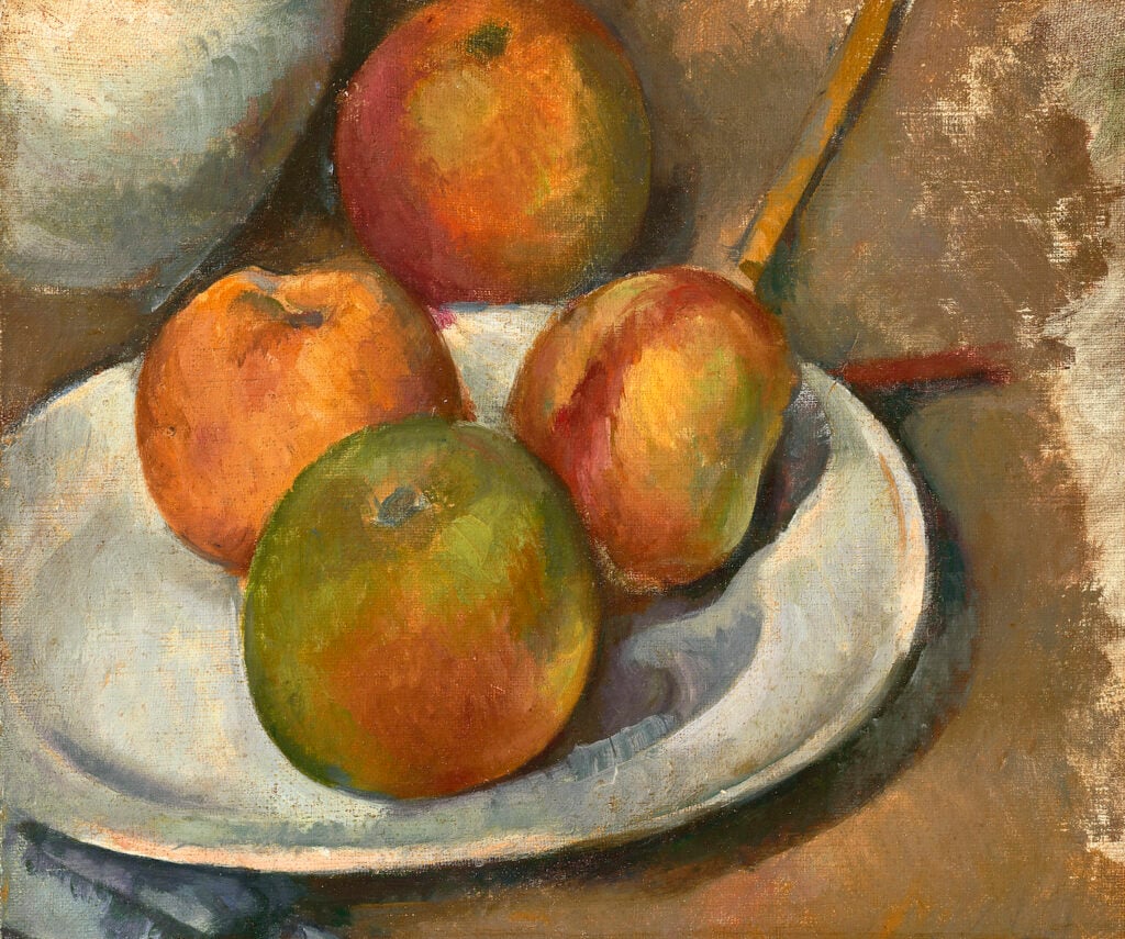 PAUL CEZANNE Quatre pommes et un couteau Tre capolavori di Cézanne in asta da Christie’s a New York. Per salvare un museo