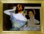 Andreas Andersen Ethel Cochrane allo specchio, 1900, olio su tela