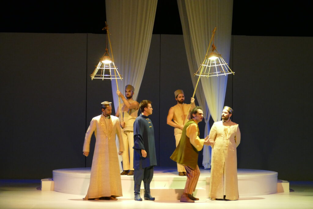 Prove di Zauberflöte al Teatro delle Muse di Ancona. Photo Danilo Antolini