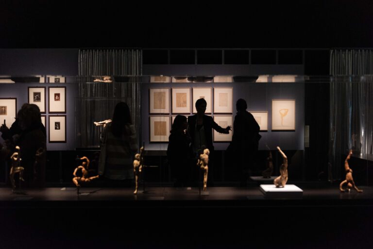 Rodin e la danza, exhibition view at Mudec, Milano, 2023. Photo Carlotta Coppo