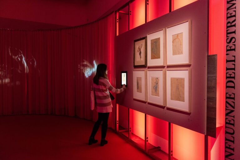 Rodin e la danza, exhibition view at Mudec, Milano, 2023. Photo Carlotta Coppo