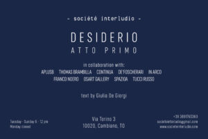 Desiderio | Atto Primo