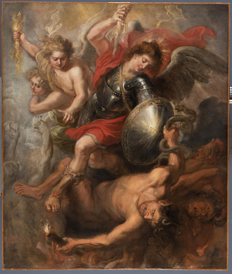 Pieter Paul Rubens, San Michele espelle Lucifero e gli angeli ribelli, 1622, Madrid, Museo Nacional Thyssen-Bornemisza © Museo Nacional Thyssen-Bornemisza, Madrid