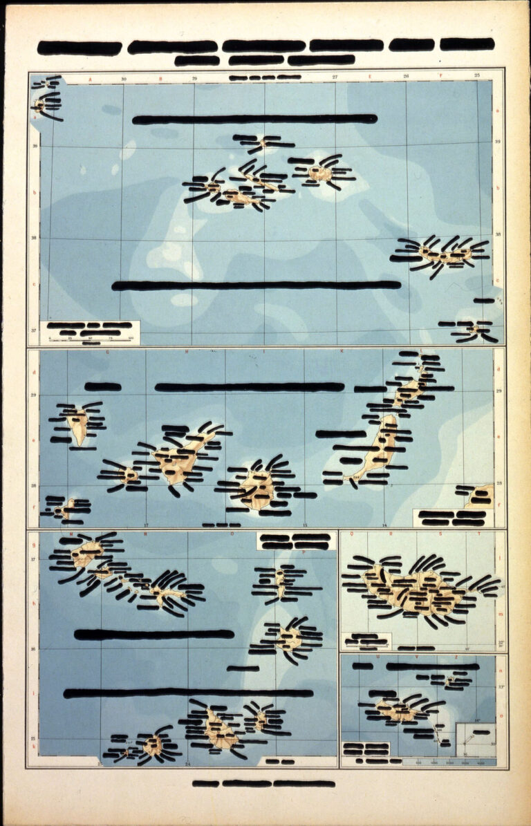 Emilio Isgrò, Isole, 1970