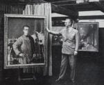 Italico Brass, La roulotte del coiffeur al Lido, 1910-1911, collezione privata, courtesy lineadacqua