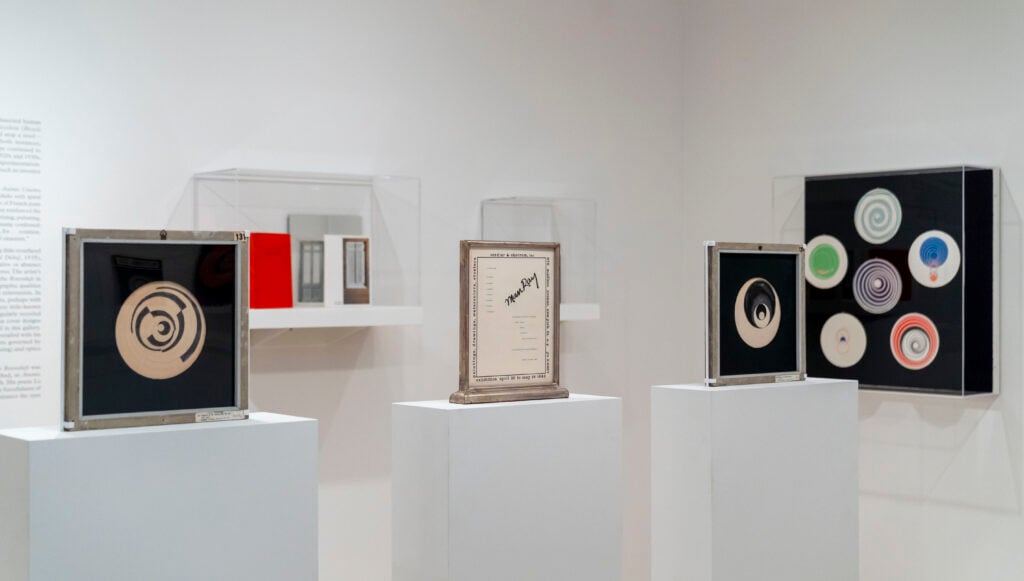 Marcel Duchamp. La seduzione e la copia, installation view at Collezione Peggy Guggenheim, Venezia, 2023. Photo Matteo De Fina