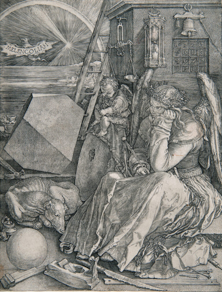Albrecht Dürer, Melencolia I, 1514, Fondazione Magnani Rocca, Mamiano di Traversetolo (PR)