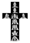 Marina Abramović, Four Crosses The Good (positive), 2019. Courtesy of the Marina Abramović Archives. © Marina Abramović