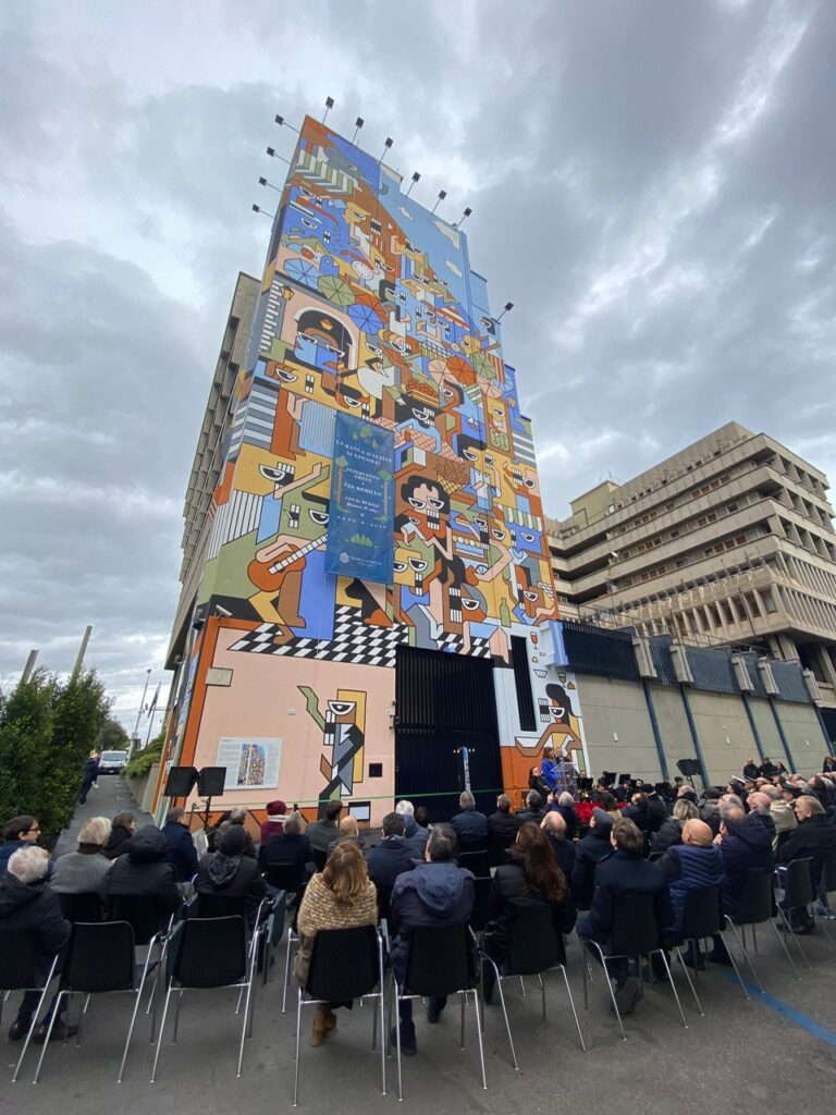 A Catania nuovo murale nel quartiere San Berillo. Realizzato in un anno di lavoro