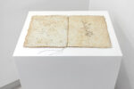 Silvia Infranco, Libro d’artista, salvia fumigazioni, 2023, salvia, carta fatta a mano, 31x42 cm