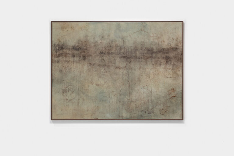 Silvia Infranco, Precatio Betonica, 2023, ossidi, pigmenti su carta, 75x100 cm