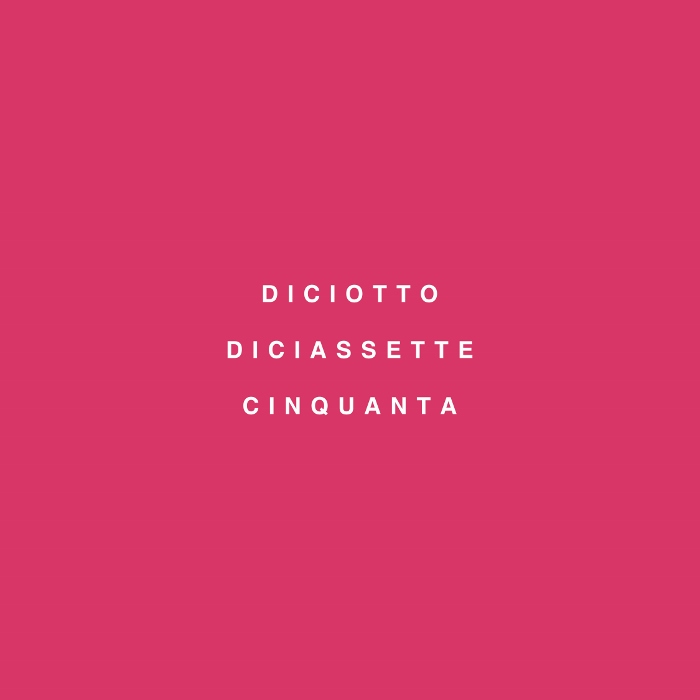 Diciotto Diciassette Cinquanta