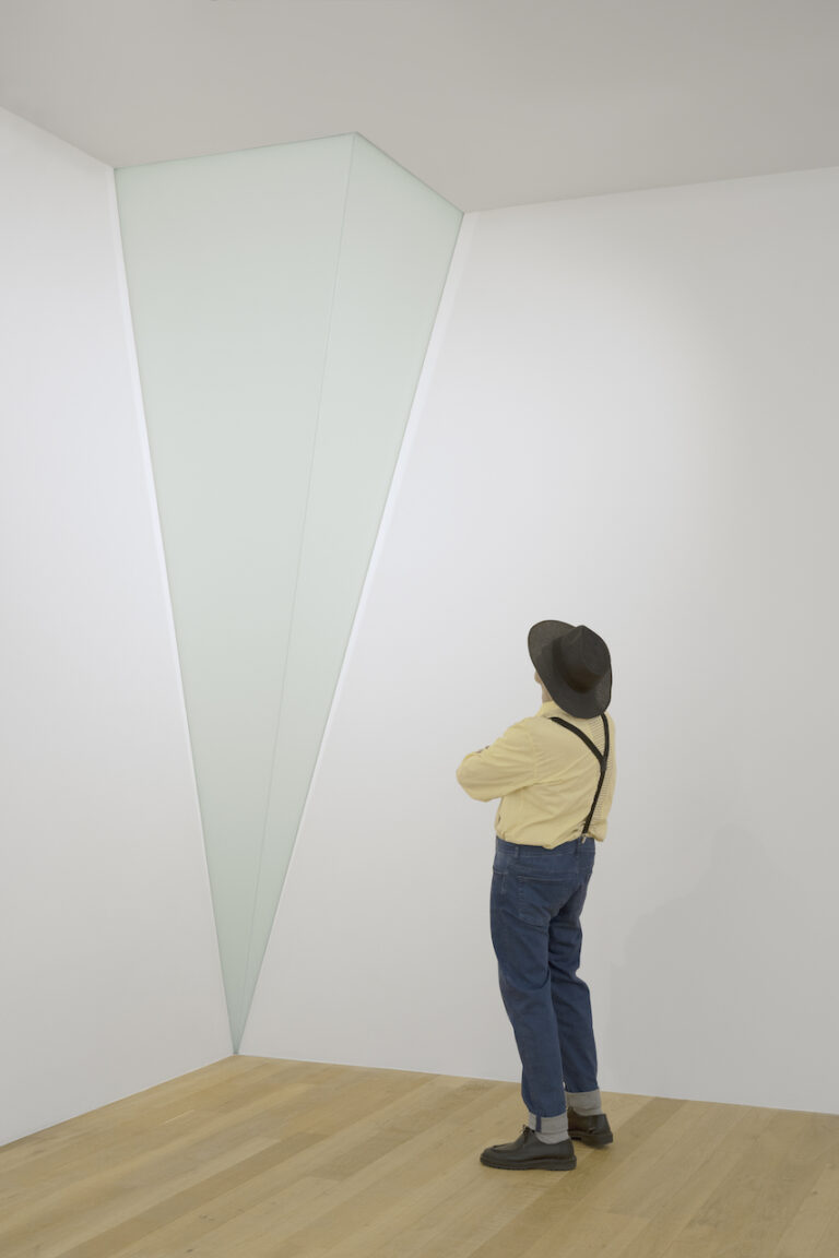 David Lamelas, Corner Piece, Fondazione Antonio Dalle Nogare, Bolzano, 2024. Photo Hannes Ochsenreiter