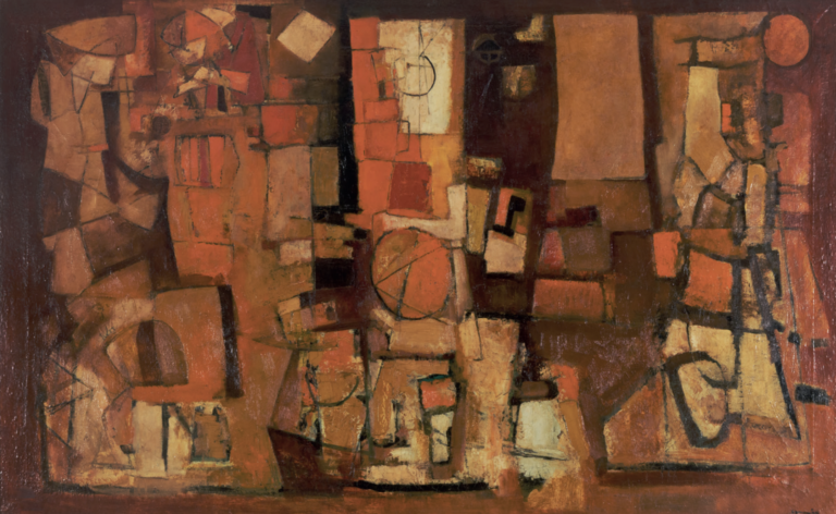 Emilio Scanavino Nativita 1953. Olio su tela 90x150 cm © Fondazione Gi Group A Milano Fondazione Gi Group apre un suo spazio espositivo dentro Palazzo del Lavoro