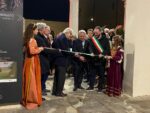 Foto inaugurazione mostra Rinascimento a Ferrara con il sindaco Fabbri, Felicori, Sgarbi e Gulinelli