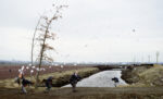 Jeff Wall. A Sudden Gust of Wind (after Hokusai), 1993, lightbox, 229 x 377 cm, Glenstone Museum, Potomac, Maryland