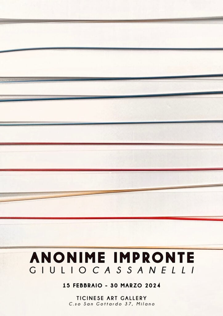 Giulio Cassanelli – Anonime impronte