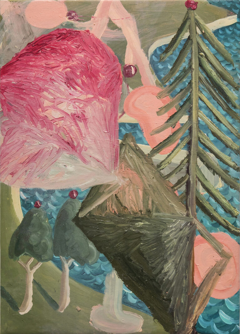 Siro Cugusi, 2019, Untitled, oil on canvas, cm 70 x 50