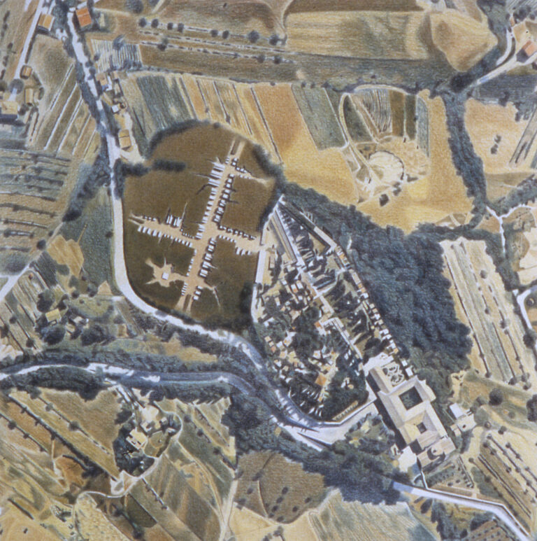 Arnaldo Pomodoro, Progetto per il nuovo cimitero di Urbino, studio, 1973. Courtesy of Fondazione Arnaldo Pomodoro. Photo Francesco Radino 1