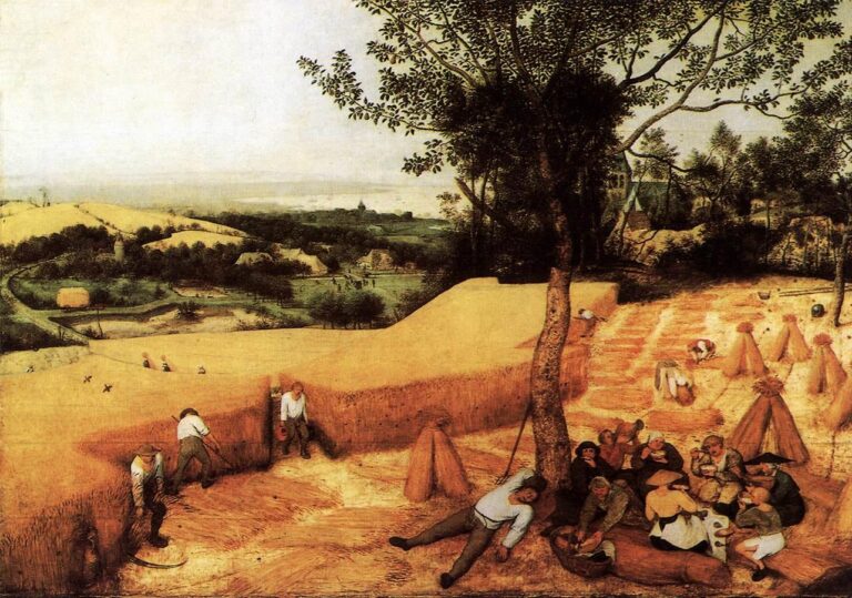 Pieter Bruegel il Vecchio, Mietitura, 1565