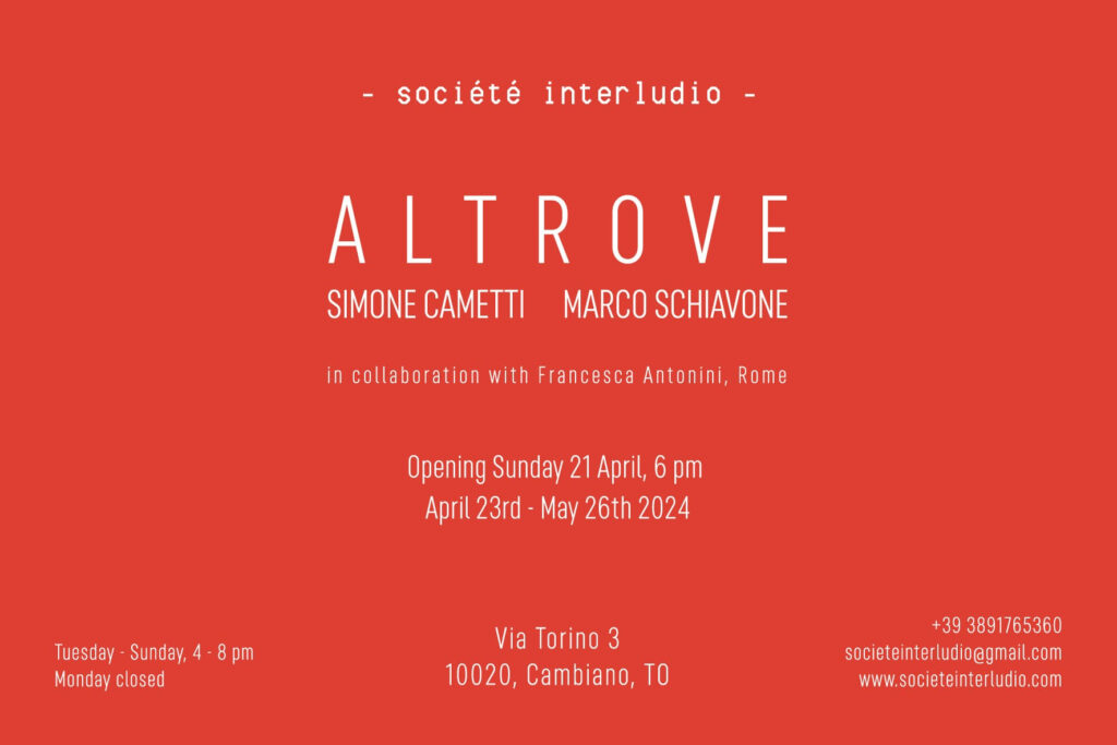 Simone Cametti / Marco Schiavone – Altrove