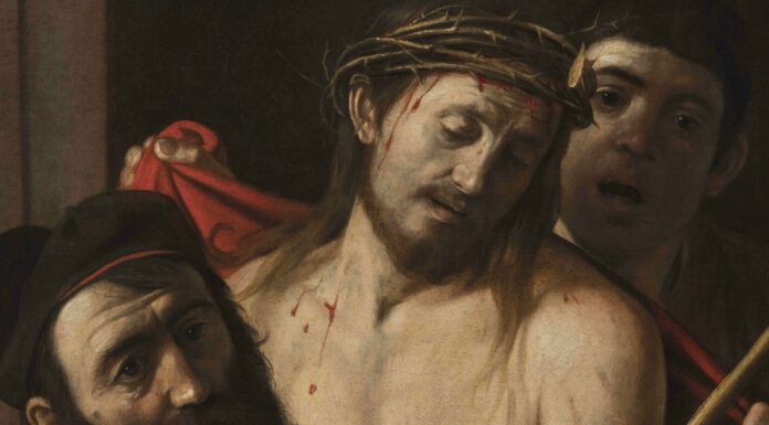 Ecce Homo di Caravaggio dopo il restauro (dettaglio)