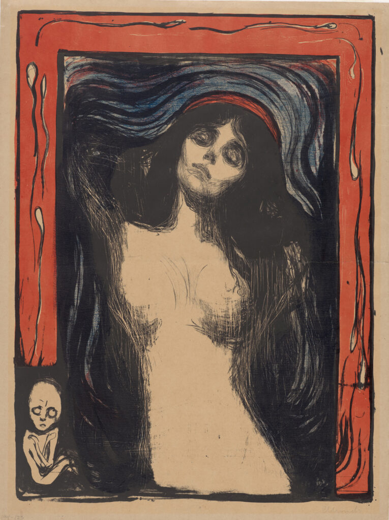Edvard Munch, Madonna, 1895-1902 © Munchmuseet