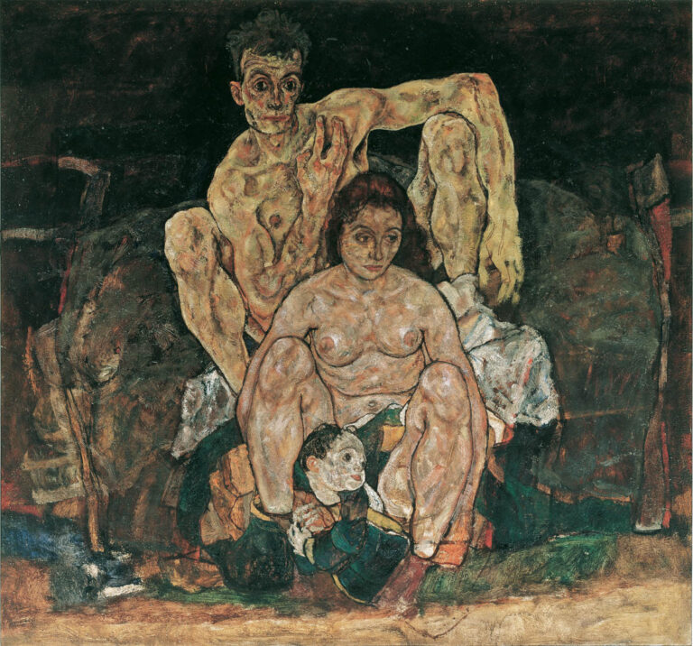 Egon Schiele, La famiglia, 1918