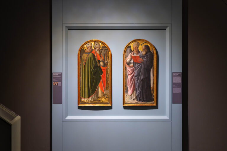 Filippo e Filippino Lippi, installation view at Musei Capitolini, 2024. Photo Monkeys Video Lab